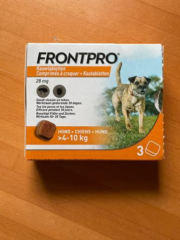 Frontpro 2 kauwtabletten 4-10 kg anti vlooien en teken beschikbaar voor biedingen