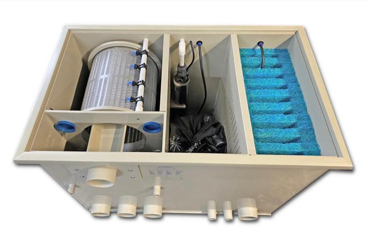 Combi trommelfilter inbouwspoelpomp en GRATIS japanse matten, Tuin en Terras, Vijver-toebehoren, Vijverfilter, Ophalen of Verzenden