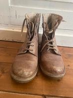 Leuke leren veterlaars voor de winter vintage stijl, Kleding | Heren, Schoenen, Boots, Ophalen of Verzenden, Gedragen, Onbekend