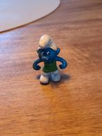 Tuinman smurf met groen schort, Verzamelen, Smurfen, Gebruikt, Knutselsmurf, Ophalen of Verzenden, Poppetje, Figuurtje of Knuffel