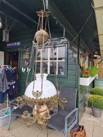 Brocante grote voormalige olie lamp ook voor 6 kaarsen +meer, Antiek en Kunst, Antiek | Lampen, Ophalen of Verzenden