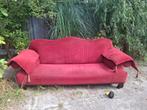 Bordeaux rode bank, Huis en Inrichting, Banken | Sofa's en Chaises Longues, Ophalen, Gebruikt, 100 tot 125 cm, Driepersoons