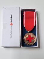 Medaille onderscheiding trouwe dienst Rode kruis in doosje a, Ophalen of Verzenden