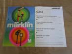 Marklin seinboek 0340 en 0343., Hobby en Vrije tijd, Wisselstroom, Gebruikt, Märklin, Boek, Tijdschrift of Catalogus
