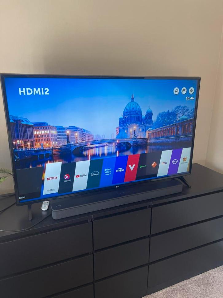 LG 55 inch 4K - 55UKPLB6100PLB - 2018 World Cup edition, Audio, Tv en Foto, Televisies, Gebruikt, LCD, 100 cm of meer, 4k (UHD)
