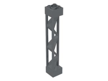 Lego pilaar steun 2x2x10 donker grijs 1x beschikbaar voor biedingen