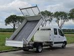 MERCEDES-BENZ SPRINTER 514 dub.cab kipper mbux!, Auto's, Bestelauto's, Gebruikt, Euro 6, 143 pk, Wit