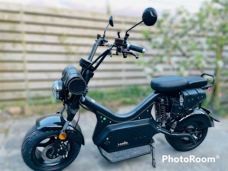 Electrische scooter blauw kenteken. 30Ah/2000w Tweezitter, Fietsen en Brommers, Steps, Zo goed als nieuw, Elektrische step (E-scooter)