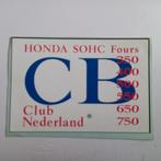 Leuke oude sticker.   HONDA Club Nederland., Ophalen of Verzenden, Zo goed als nieuw, Overige typen