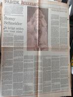 Romy Schneider 4 x artikel, Verzenden, 1980 tot heden, Knipsel(s)