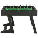 AANBIEDING | Voetbaltafel voetbalspel tafelvoetbal zwart GRA, Nieuw, Verzenden