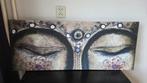 Boeddha Schilderij - Rustgevende Uitstraling, Ophalen of Verzenden, Zo goed als nieuw, Schilderij, 75 tot 100 cm