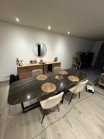 Marmeren eettafel, Huis en Inrichting, Tafels | Eettafels, Ophalen, Overige materialen, 200 cm of meer, 50 tot 100 cm