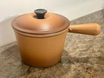 Nieuw! Le Creuset steelpan/ sauspan/ fonduepan met deksel, Ophalen of Verzenden, Zo goed als nieuw, Gietijzer, Koekenpan of Braadpan