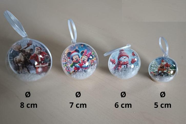 Unieke handversierde kerstballen, Diversen, Kerst, Nieuw, Ophalen of Verzenden