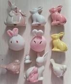 Decoratie Pasen konijntjes vogels pastel, Diversen, Pasen, Verzenden, Zo goed als nieuw