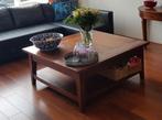 Koloniaal teakhout 120x120 cm, Huis en Inrichting, Tafels | Salontafels, Ophalen, Teakhout, 50 tot 100 cm, Zo goed als nieuw