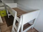 Bed, (half)hoogslaper Bopita wit 200 x 90 incl lattenbodem, Kinderen en Baby's, Kinderkamer | Stapelbedden en Hoogslapers, Ophalen