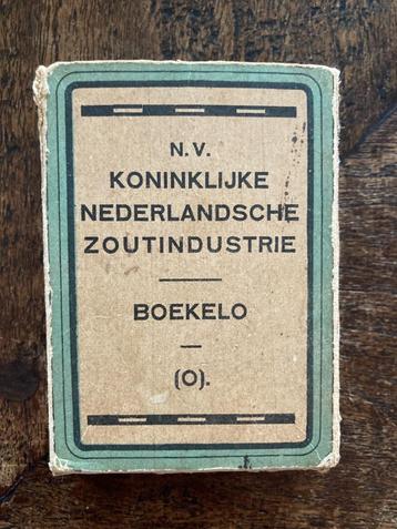 Oud kwartetspel van Koninklijke Nederlandsche Zoutindustrie beschikbaar voor biedingen