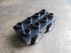 Lego Duplo Car Base 2x4 with Silver Hubs (zie foto's), Ophalen of Verzenden, Gebruikt, Losse stenen, Duplo