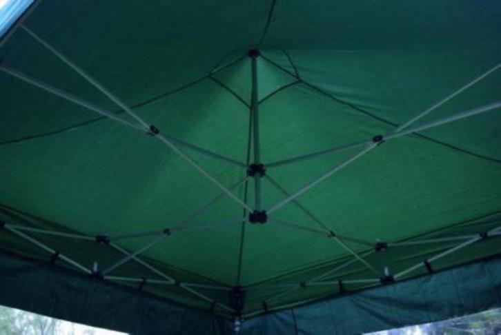 Topklasse 3x3m Marktstand / Easy-Up-Vouwpavillon Groen, Tuin en Terras, Partytenten, Nieuw, Partytent, Opvouwbaar, Ophalen of Verzenden