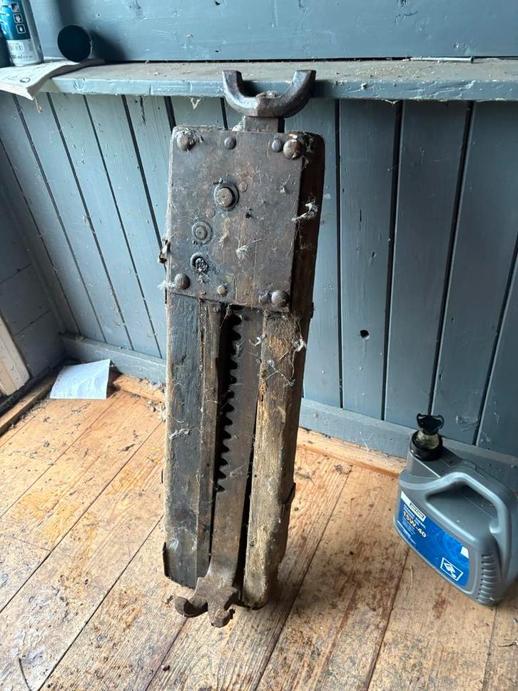 Antieke Houten Dommekracht, Antiek en Kunst, Antiek | Gereedschap en Instrumenten, Ophalen of Verzenden