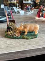 Lemax Kerstdorp Varken bij Kruiwagen, Ophalen of Verzenden, Zo goed als nieuw