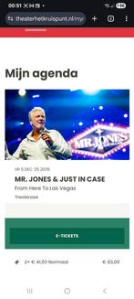 2 kaartjes tribute band Tom Jones  Barendrecht, Tickets en Kaartjes, Twee personen, December