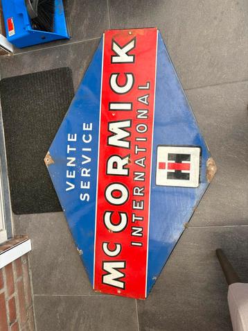 Emaille bord mc cormick ih groot 1 beschikbaar voor biedingen
