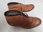 tommy hilfiger maat 43 leer bruin schoenen heren hilfigger, Ophalen of Verzenden, Zo goed als nieuw, Bruin