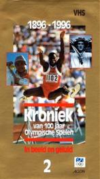 Videoband: kroniek van 100 jaar olympische spelen 1896-1996, Alle leeftijden, Ophalen of Verzenden, Zo goed als nieuw