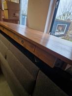 Teakhouten eettafel, Huis en Inrichting, Tafels | Eettafels, Ophalen, Gebruikt, 50 tot 100 cm, 150 tot 200 cm