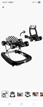Loopstoel zwart racer 2 in 1, Ophalen, Zo goed als nieuw, Jongen of Meisje