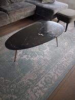 Stijlvolle salontafel met marmeren blad, Huis en Inrichting, Tafels | Salontafels, Ophalen, Gebruikt, 100 tot 150 cm, 50 tot 100 cm