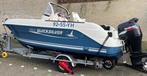 Mooie Quicksilver C550 Commander sportieve consoleboot 140pk, Watersport en Boten, Speedboten, 6 meter of meer, Benzine, Buitenboordmotor