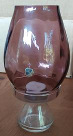 Windlicht kristal tweedelig, Antiek en Kunst, Ophalen of Verzenden