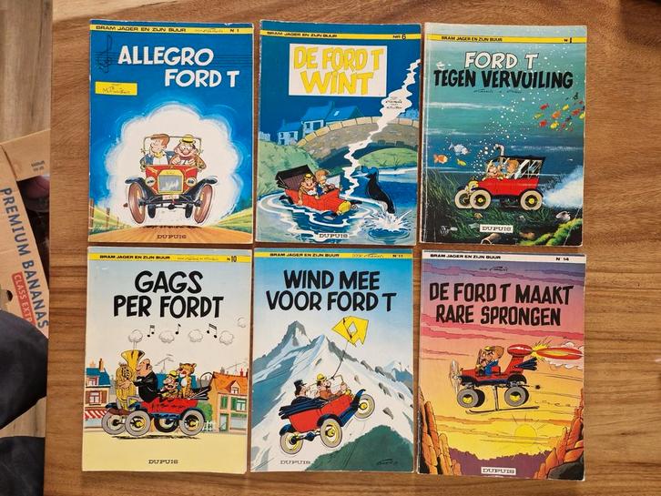 Bram Jager  en zijn buur, Boeken, Stripboeken, Gelezen, Meerdere stripboeken, Ophalen of Verzenden