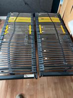 2x Bossflex Elektrische Lattenbodems 80x210 op pootjes!, Gebruikt, Eenpersoons, 210 cm, Ophalen of Verzenden