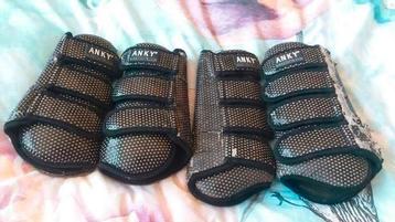 Anky set 4 shiny climatrole dressage boots beschermers bling beschikbaar voor biedingen