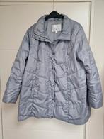 BPC lichtgrijze gewatteerde jas, maat 52, Blauw, Ophalen of Verzenden, BPC, Jas of Mantel