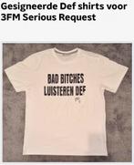 Gesigneerd shirt van Def (3FM Serious Request), Wit, Maat 46/48 (XL) of groter, Ophalen of Verzenden, Zo goed als nieuw