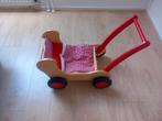 Houten poppenwagen Van Dijk Toys, Kinderen en Baby's, Speelgoed | Houten speelgoed, Gebruikt, Ophalen