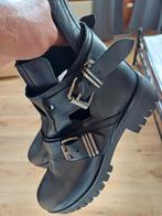 Biker Boots Zwart 41, Kleding | Dames, Schoenen, Ophalen of Verzenden, Zo goed als nieuw, Zwart