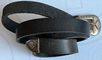 Legend. Smalle leren riem ceintuur. 85 cm. beschikbaar voor biedingen