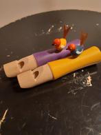 2 houten Koekoek fluitjes., Ophalen of Verzenden, Zo goed als nieuw