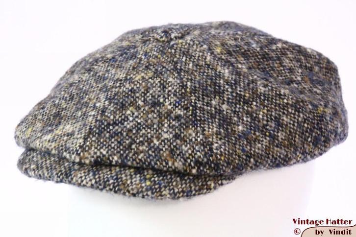 Paperboy pet Stetson beige grijs blauw 56,5 = S nieuw, Kleding | Heren, Hoeden en Petten, Nieuw, Pet, 57 cm (M, 7⅛ inch) of minder