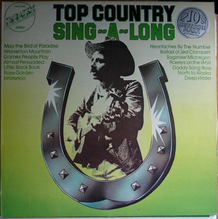 LP - Various ‎– Top Country Sing - A - Long, Cd's en Dvd's, Vinyl | Country en Western, Gebruikt, 12 inch, Ophalen of Verzenden