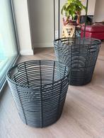 Zwarte Opbergmanden - Set van 2, Ophalen, Overige materialen, Gebruikt, Mand