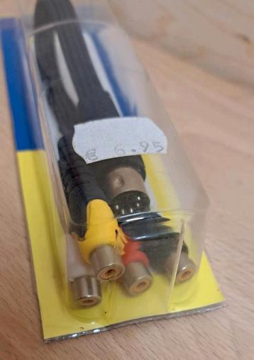 Kabel - 5-polig DIN 180 naar 4x tulp contra beschikbaar voor biedingen
