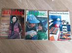 Diverse Handwerkbladen en Ariadne uit de jaren '70, Ophalen of Verzenden, Gebruikt, Breien of Haken, Patroon of Boek